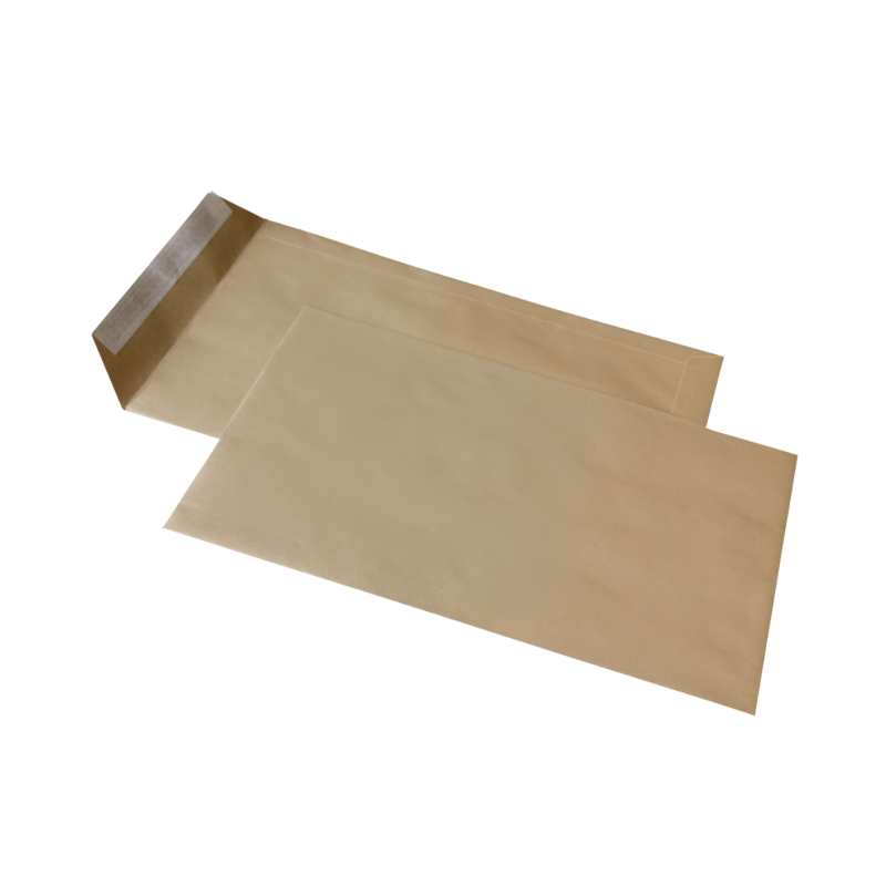 Конверти поштові C5 (162х229 мм), СКЛ, 0+0, крафт 80 г/м², 1 шт.